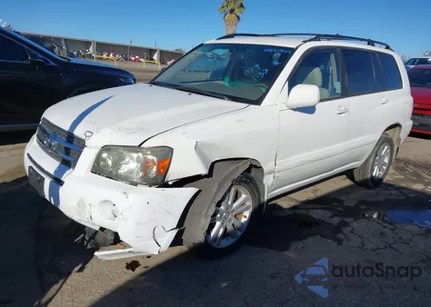 2006 Toyota Highlander Hybrid V6 z USA, uszkodzony, nr VIN JTEDW21A160007076